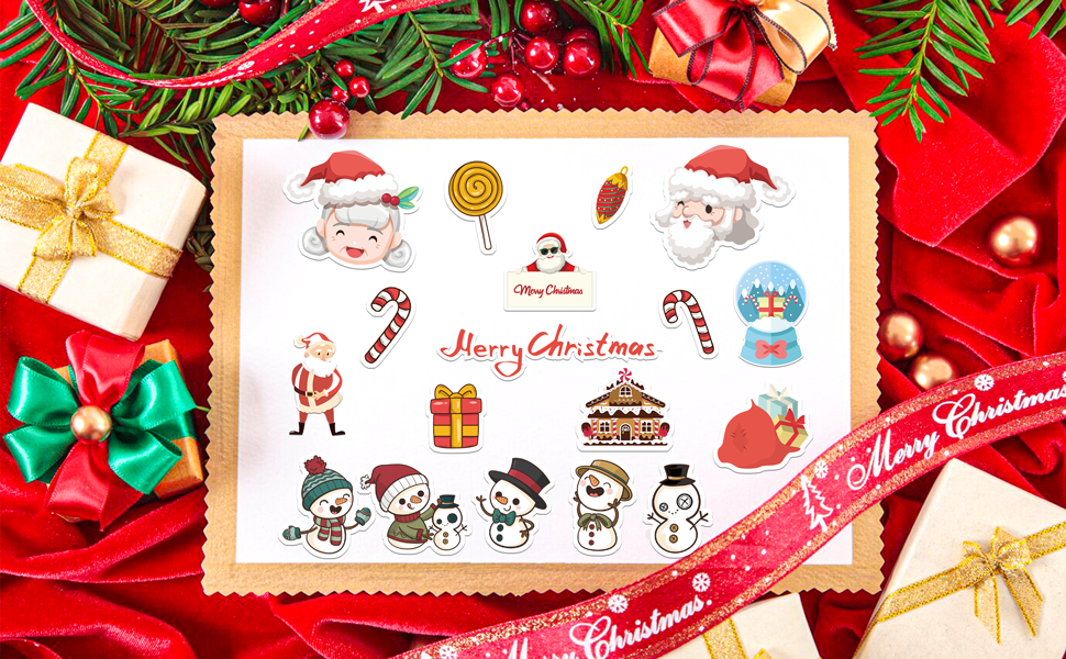 christmas stickers