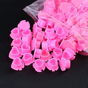 Disposable Tattoo Ink Cups Heart Shaped