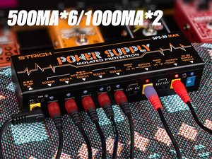 Amazon | STRICH エフェクター電源 ハイパワーサプライ 10