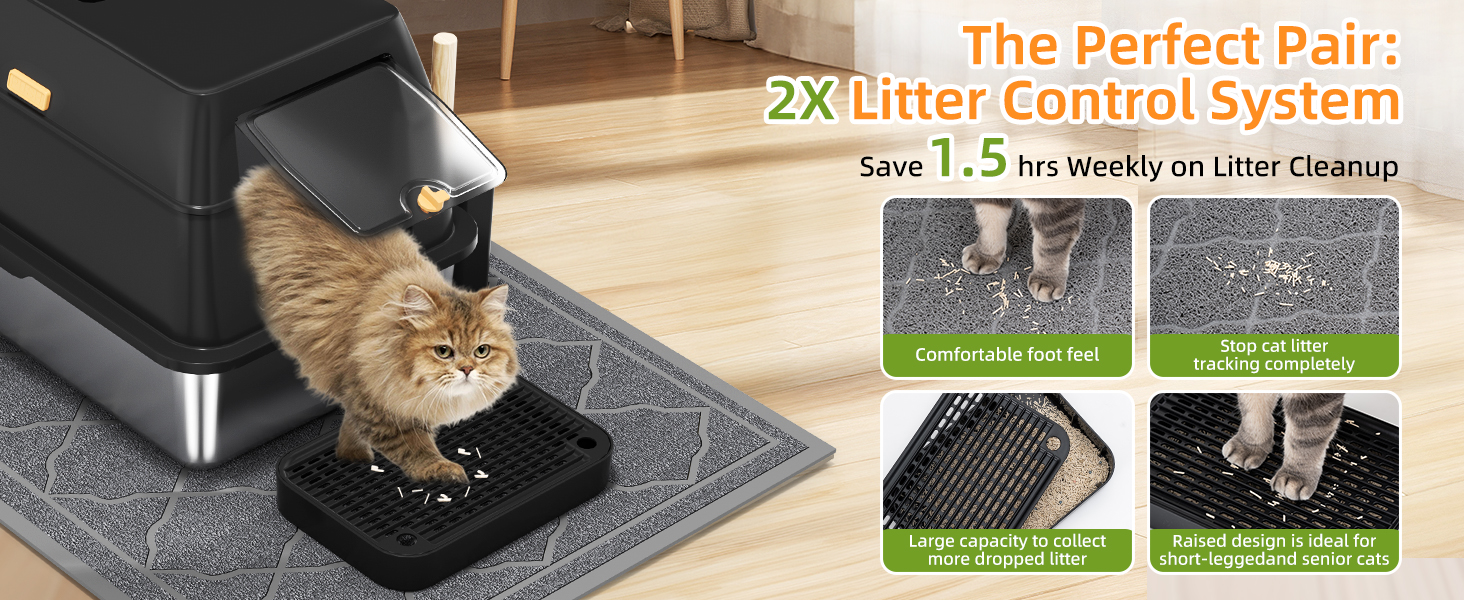 Stainless Steel Cat Litter Box with Lid