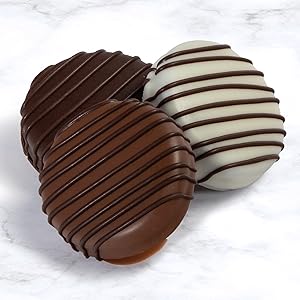 Dark, Milk and White Delight Chocolate Dipped Oreos