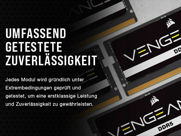 Corsair VENGEANCE SODIMM DDR5 RAM 32GB 4800MHz CL40 Intel