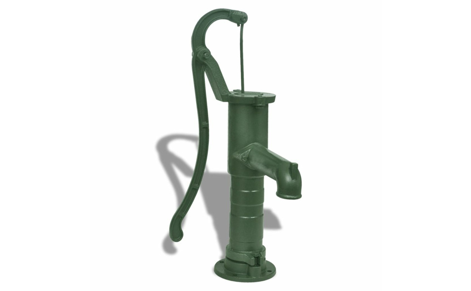 vidaXL Hand Water Pump, Pitcher Pump with Stand, Water Well