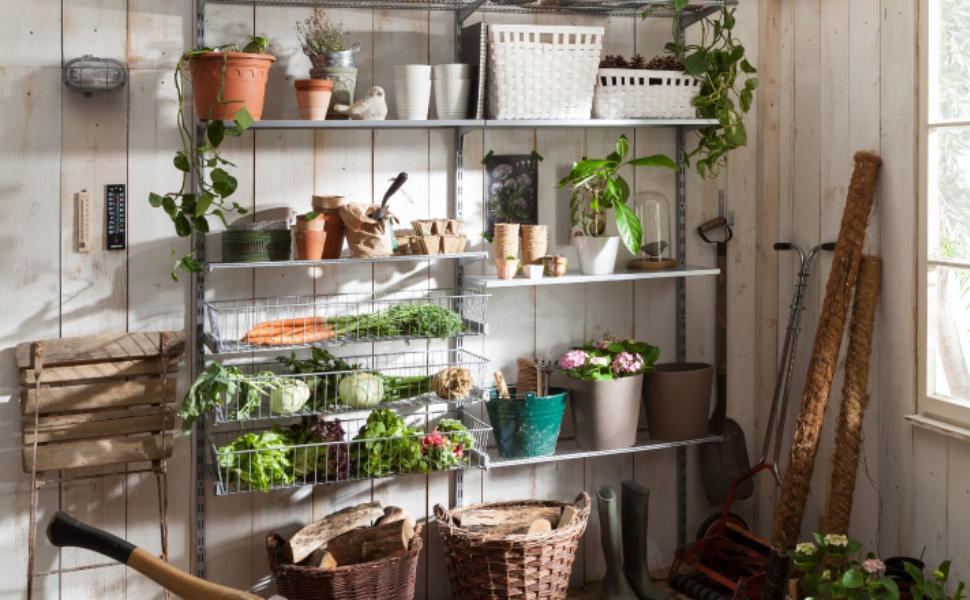 Amazon | スガツネ工業 (LAMP) 棚柱 10000型 10000-00000 | 棚受