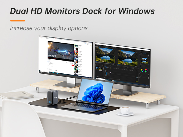 Amazon.com: TobenONE USB C Laptop Docking Station Dual