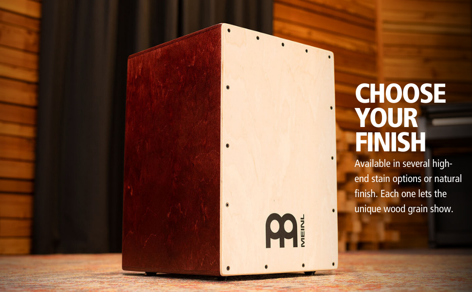 Amazon.com: Meinl Percussion Cafe Cajon Box Drum with Snare