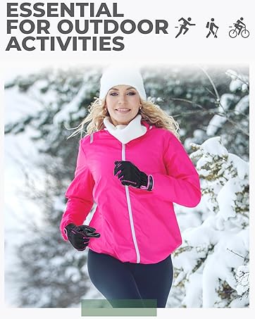 HANDLANDY insulated waterproof winter work snow ski hiking gloves