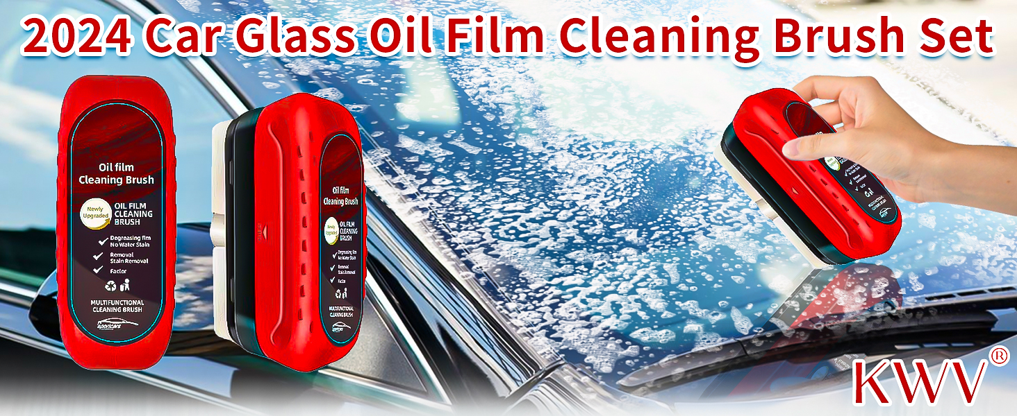 Athartle window cleaner automotive oil cleaning brush automotive oil film cleaning brush universal glass cleaning wipe board glass coating