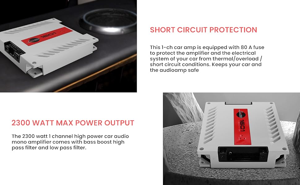 Lanzar2500 アンプ Lanzar2500 アンプ Old School Kicker ZX2500.1 Amplifier 2 Ohm