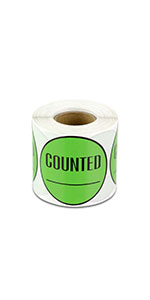 Amazon.com : QC Approval Stickers - 1 Inch Round Circle in ...