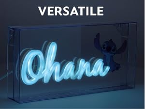 stitch disney paladone ohana neon light versatile