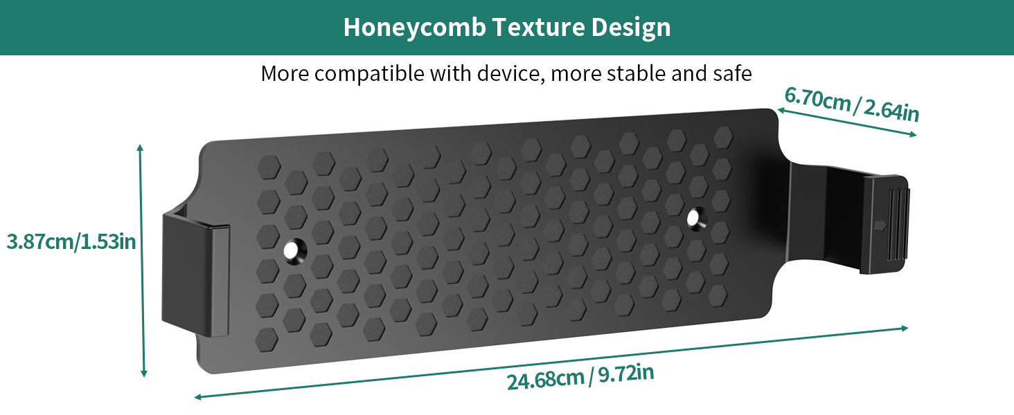 HomeMount Sky Q Mini Box Wall Mount, 3M Adhesive or Screw Fixing Sky Q