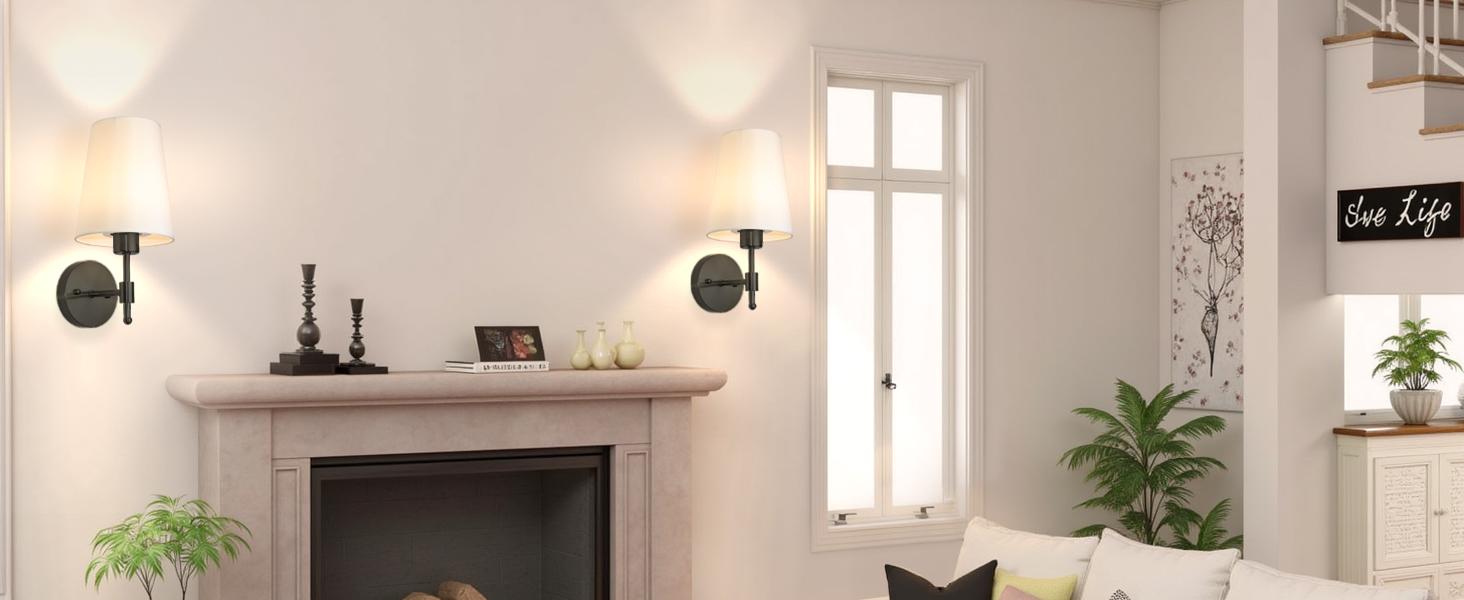 rechargeable wall sconces set of 2
