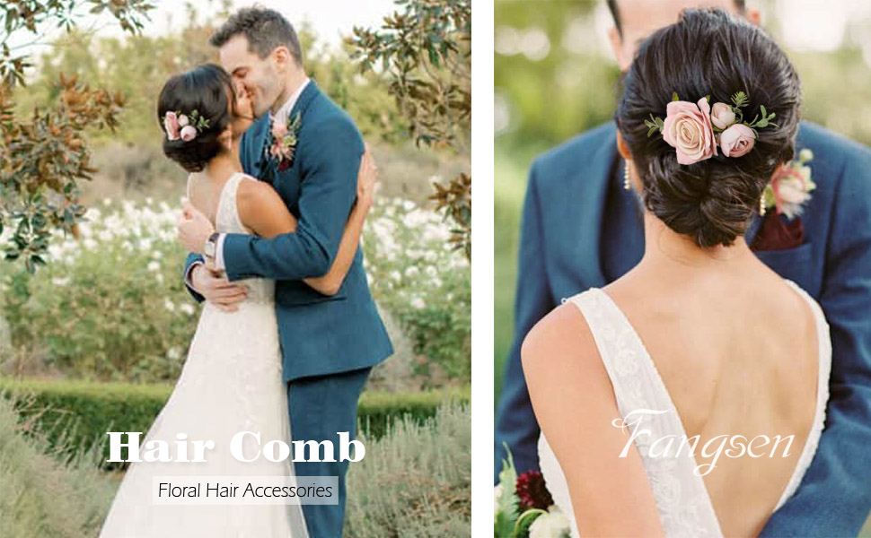 wedding hair flower hair clip hair comb hair accessories women wedding hair accessory