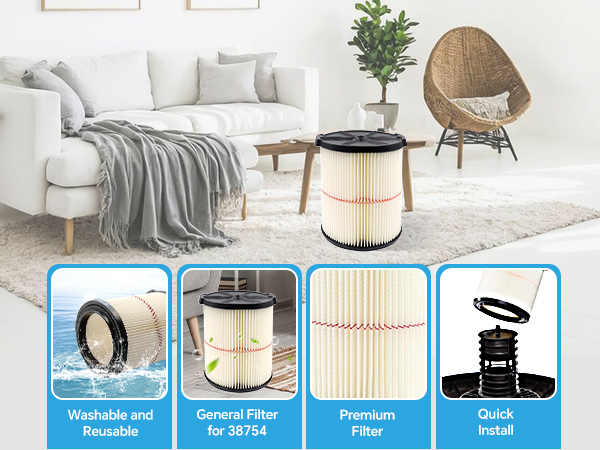 Replacement Filter Fit for Craftsman 009-38754 CMXZVBE38754