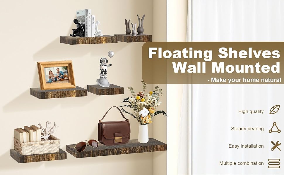floating shelves
