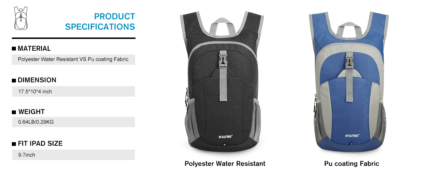 G4Free 12L Hiking Backpack