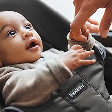 BabyBjörn Bouncer Balance Soft, Woven/Jersey Tri Fabric, Dark Grey
