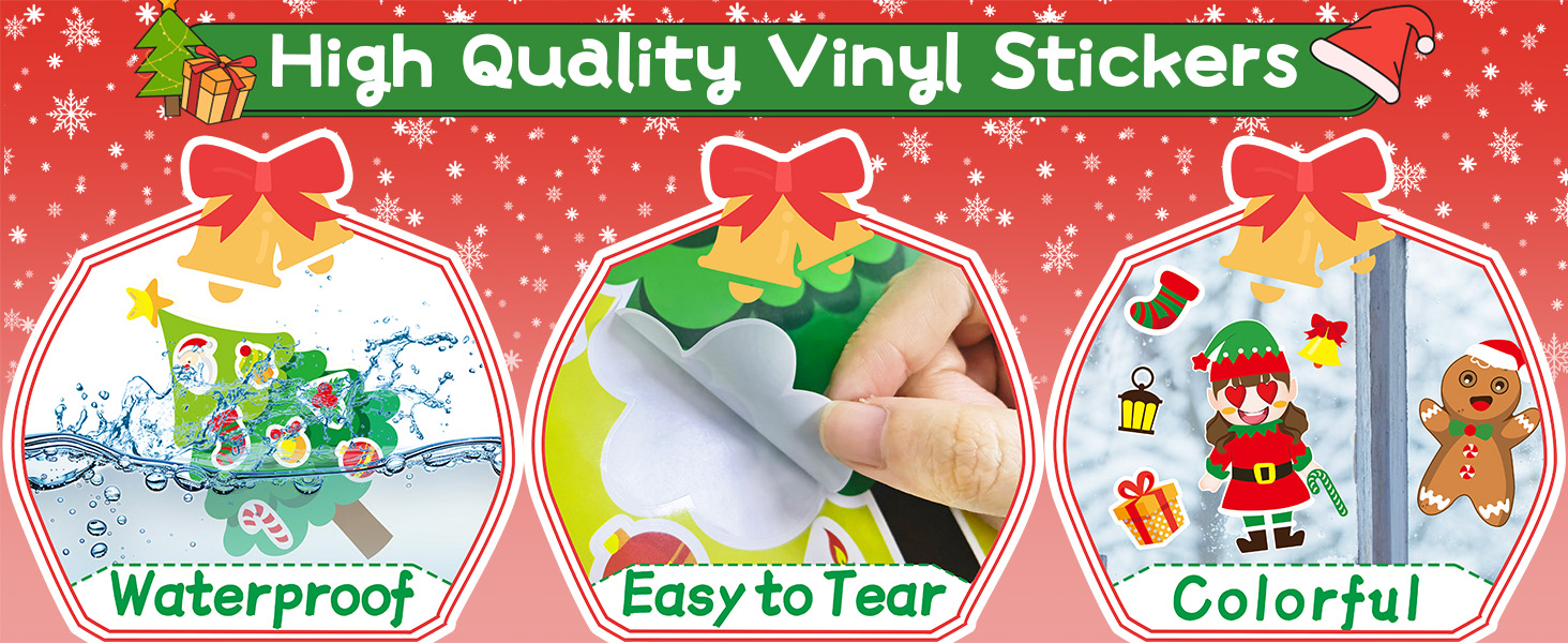 Make Your Own Christmas Stickers