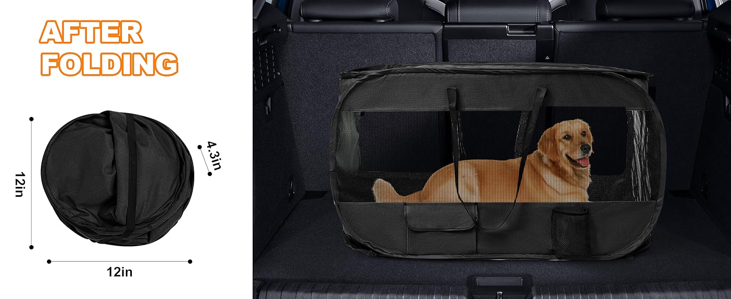 collapsible dog tent