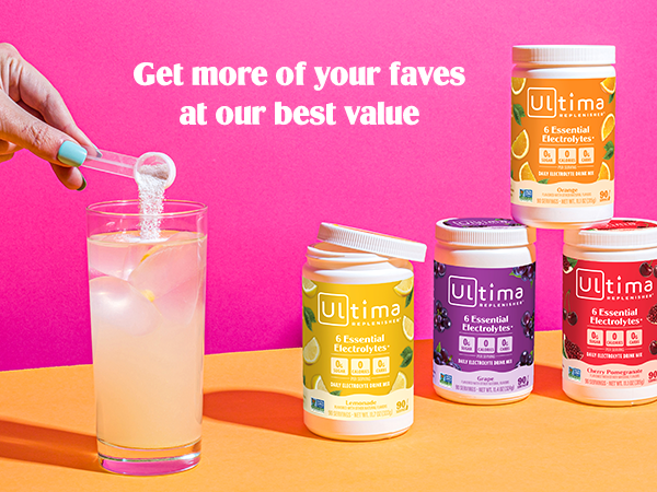 90-serving canister: Get more of your faves at our best value