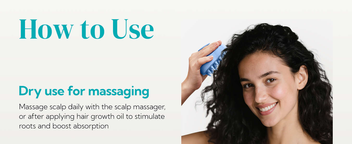 Scalp Massager Scalp Scrubber Shampoo Brush