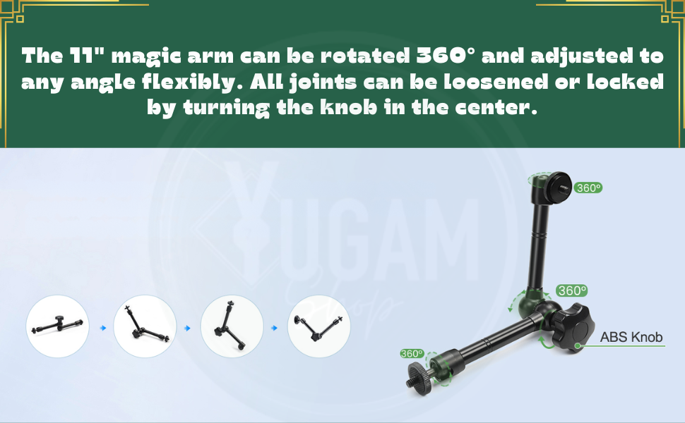 Super Clamp with Adjustable Magic Arm
