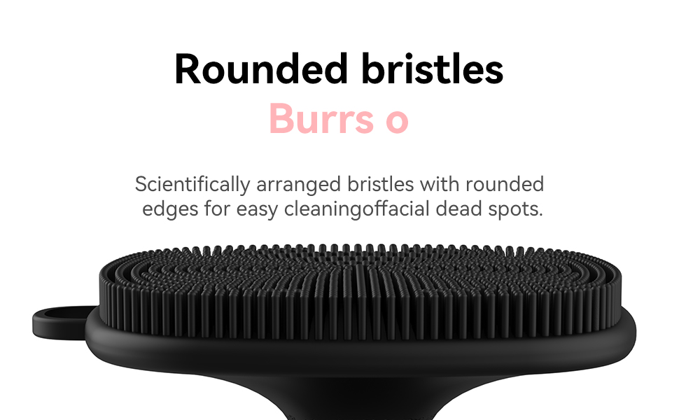 Rounded bristles