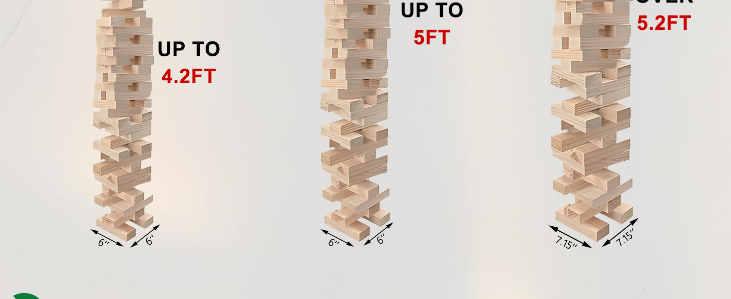 yard jenga giant outdoor game jumbo