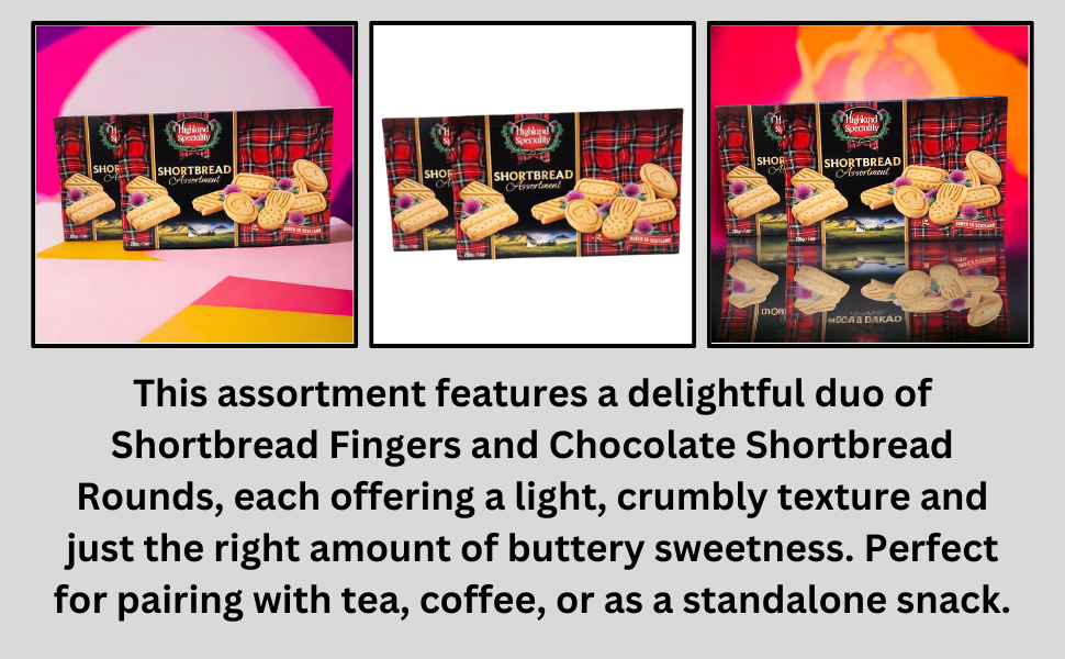 Shortbread Cookies Scottish Shortbread Traditional Tea Party Twin Pack Family Snack gift kids adult