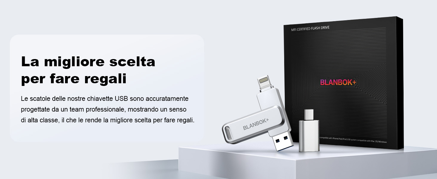 MFI Certified Chiavetta USB per iPhone