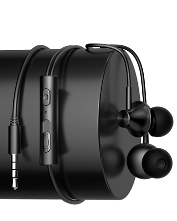 In-Ear Earbud Headphones with Mic