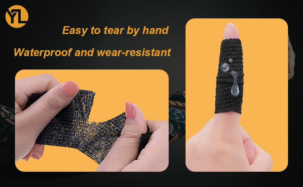 Grip Tape Wrap Yuelong 12Pcs Machine Tape Wrap 2in x 5