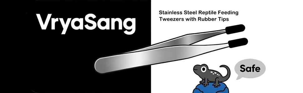 Stainless Steel Reptile Feeding Tongs