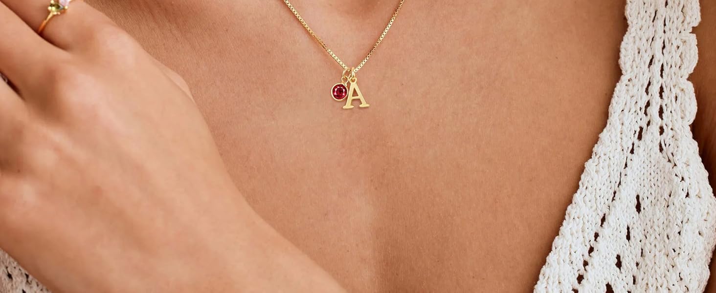 birthstone necklace for women