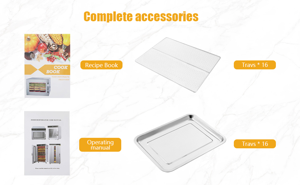 Commercial Large 16 Trays Food Dehydrator