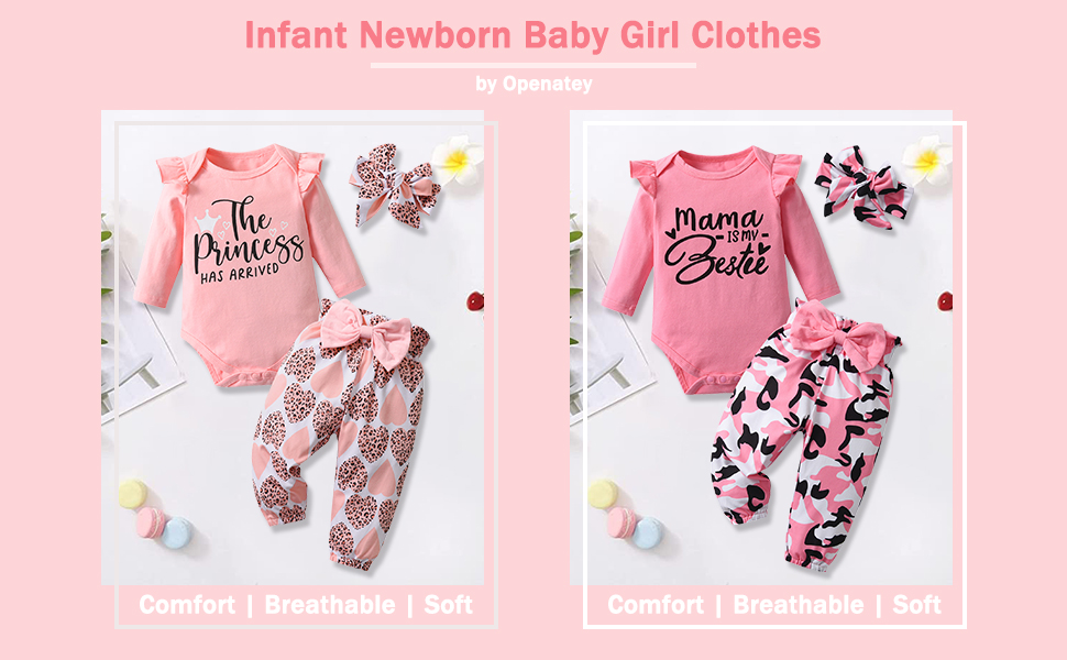 infant newborn baby girls kids clothes