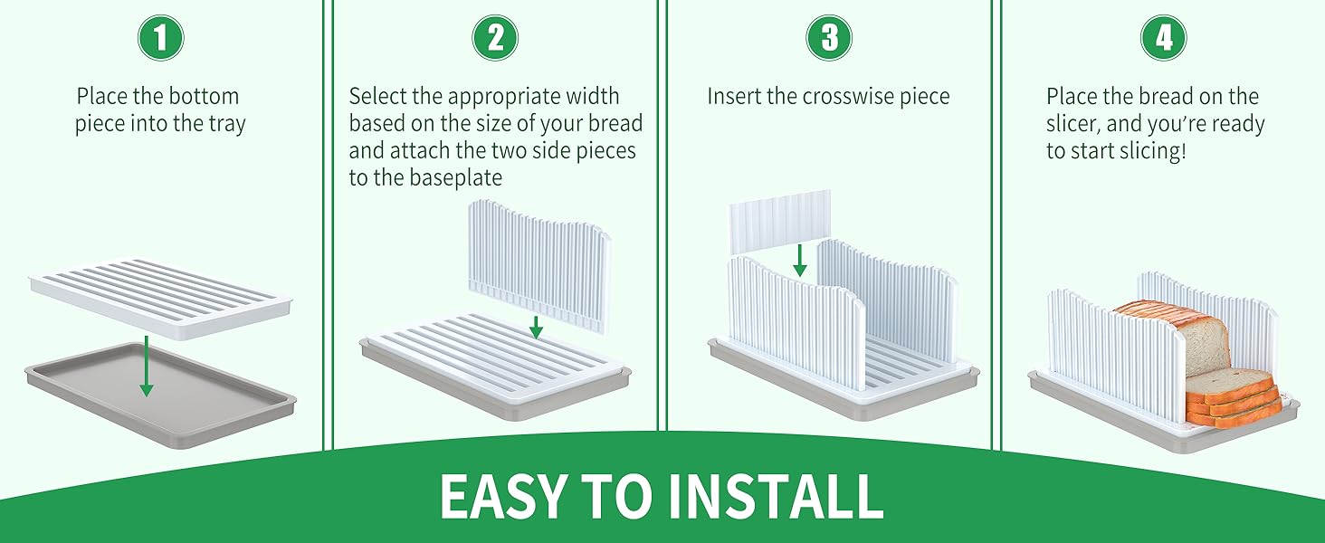 bread slicing guide