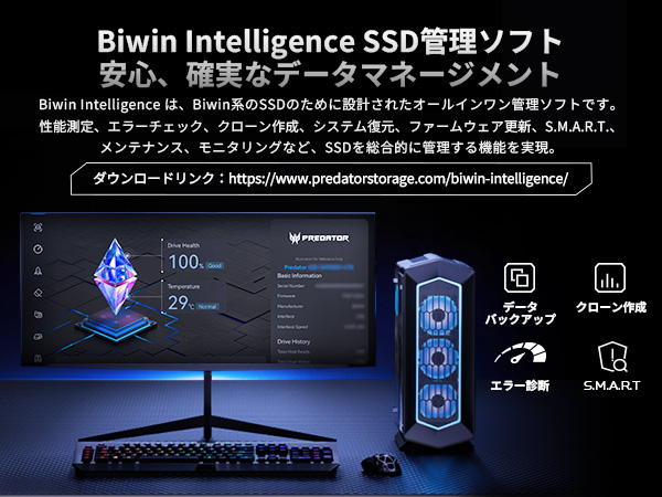 Amazon | Acer Predator M.2 SSD 2TB GM6 NVMe2.0 2280 PCIe