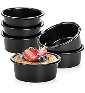 Yesland 4 Inch Cake Pan Set of 6, Nonstick Round Mini Cake Pans Smash Cake Baking Pans Tins with ...