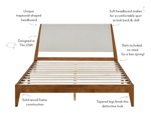 Amazon.com: DG Casa Vandermark Solid Wood Easy Install Queen