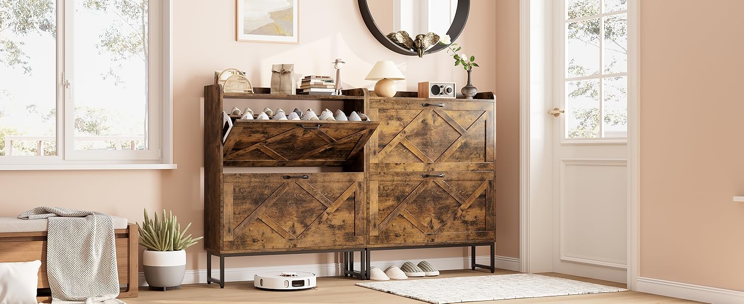shoe cabinet storage for entryway