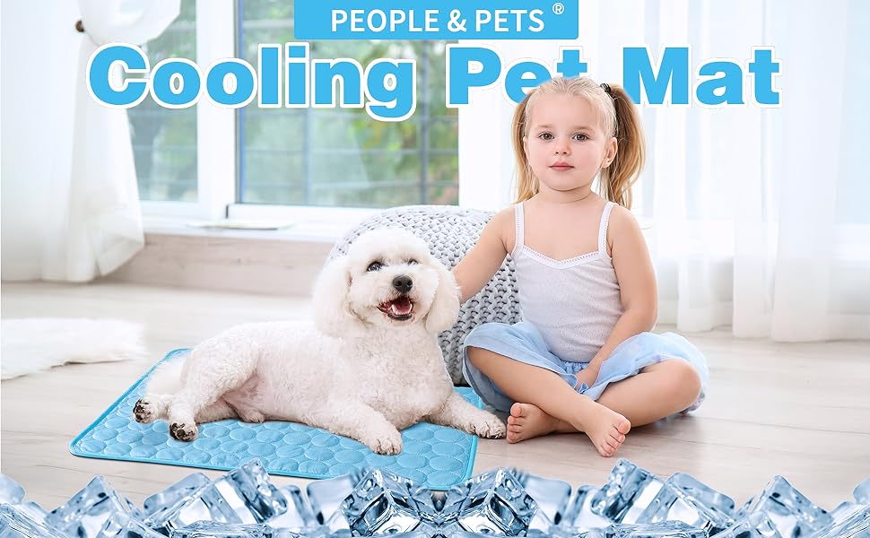 Dog Cooling Mat Cooling Pad for Pets Chilly Pad for Kennels, Crates