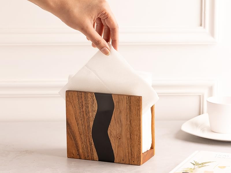 nakin holder for dining table, napkin holder for kitchen countertop'