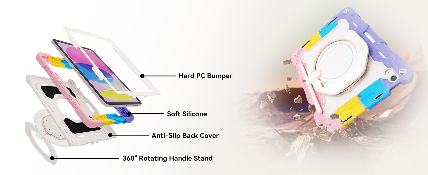 for iPad 10th Generation Case 2022 10.9 inch with Pencil