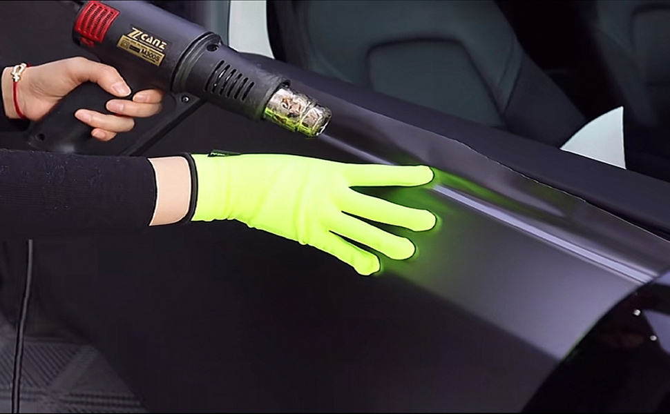 JMFUHAND Vinyl Wrap Gloves, Professional AntiStatic