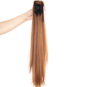 Clip in on Ponytail Jaw Claw Synthetic Straight Hairpieces Claw on Ponytail Clip in Hair Extensions