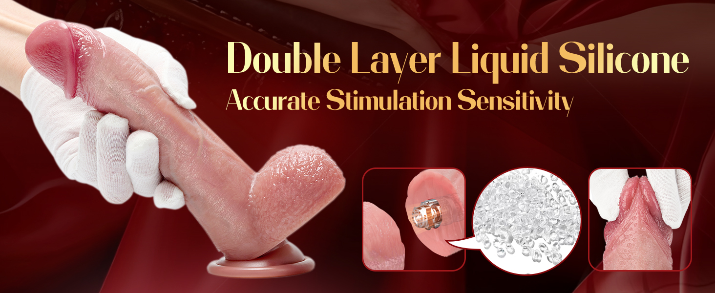 Double Layer Liquid Silicone, Easy to Use, Accurate Stimulation Sensitivity
