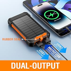 portable solar panel charger large capacity