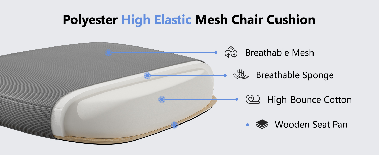 Comfortable office chair with soft cushion